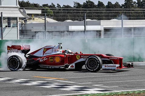 Себастьян Феттель на Ferrari Racing Days в Хоккенхайме