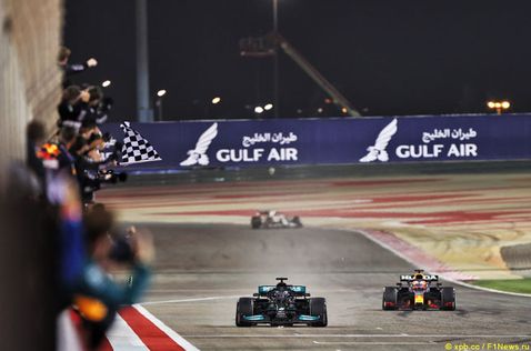 Финиш Гран При Бахрейна