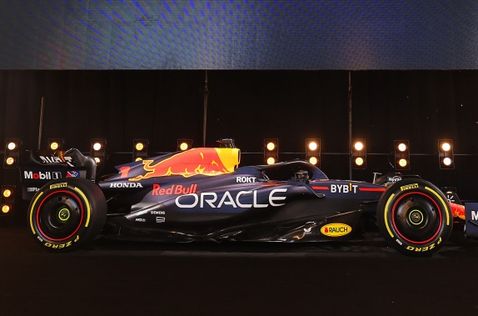 Машина RB19 на презентации в Нью-Йорке, фото Red Bull Racing