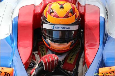 Даниил Мове в машине SMP Racing by Comtec